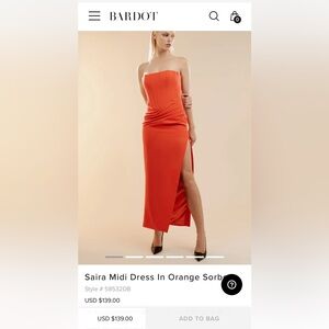 Bardot Saira Midi Dress